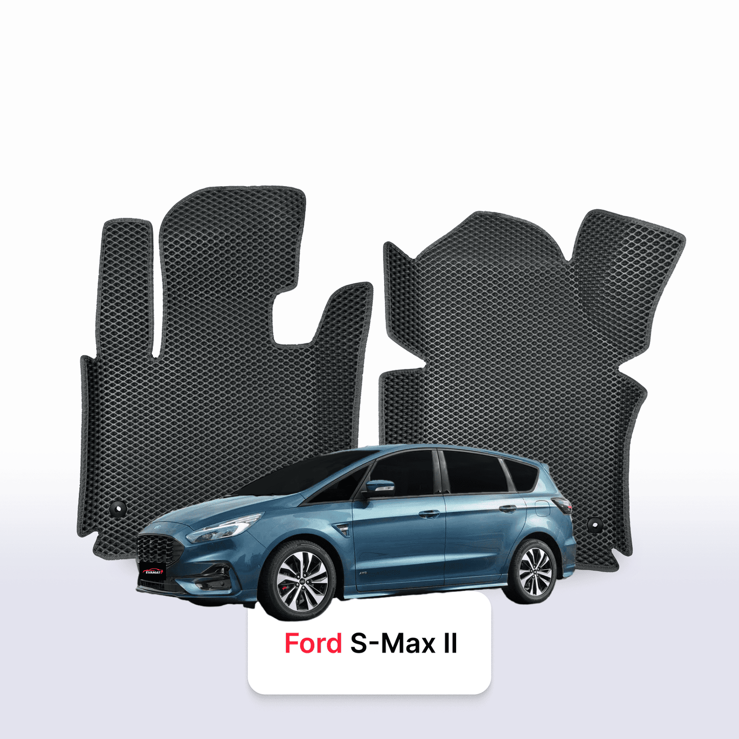 Fußmatten EVA für Ford S-MAX(MK2) 2 gen 2015-2023 jahr MINIVAN 7 sitzer