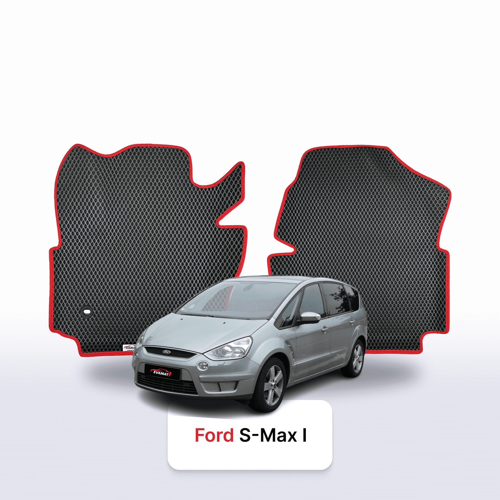 Fußmatten EVA für Ford S-MAX(MK1) 1 gen 2006-2015 jahr MINIVAN 5 sitzer