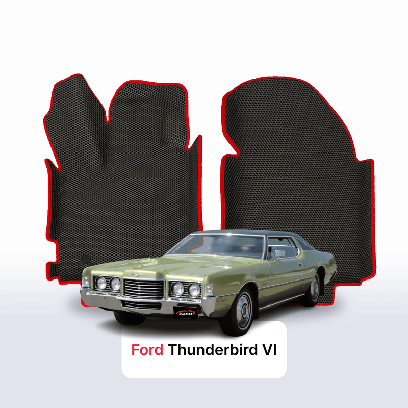 Fußmatten EVA für Ford Thunderbird 6 gen 1971-1976 jahr COUPE