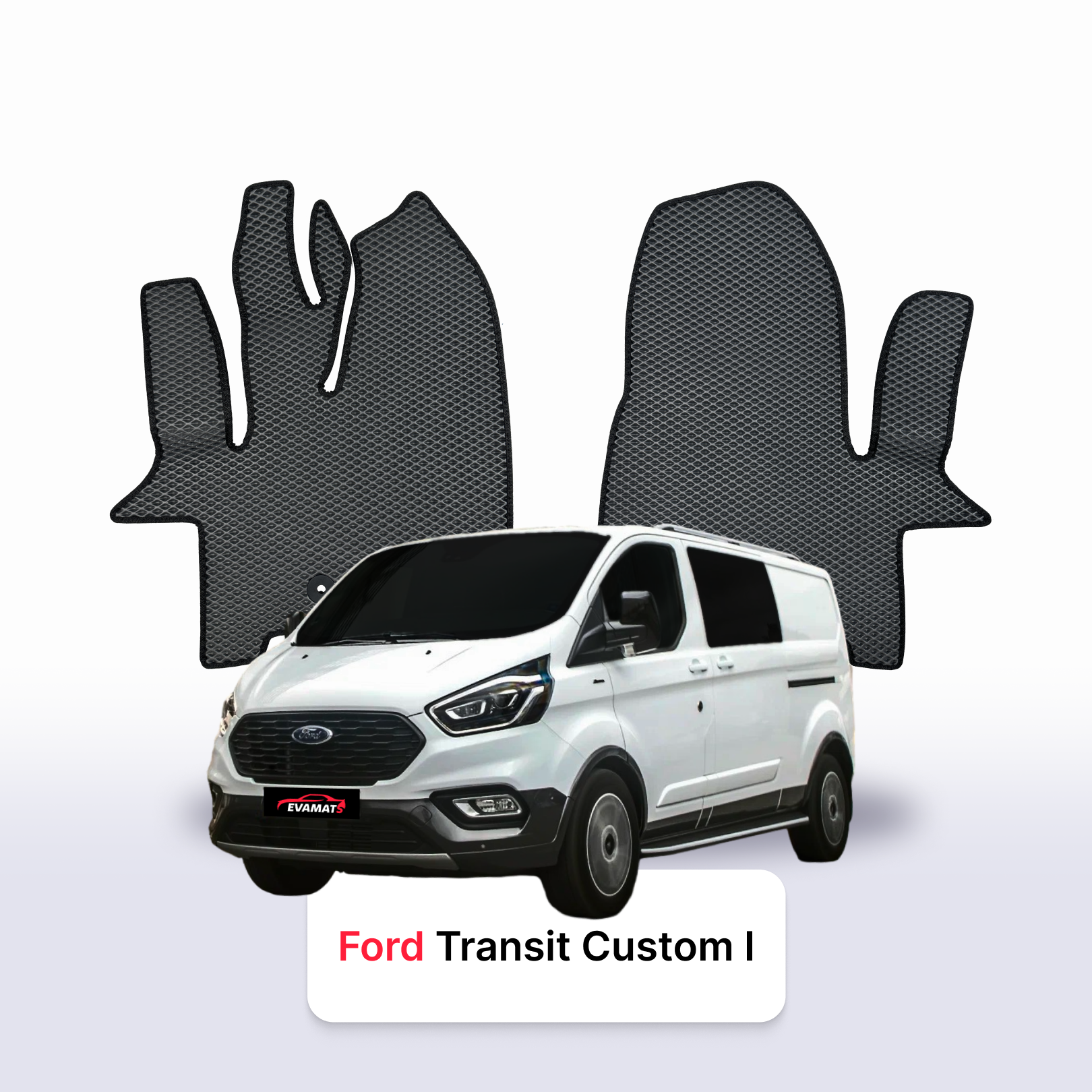 Fußmatten EVA für Ford Transit Custom 1 gen 2012-2023 jahr MINIVAN