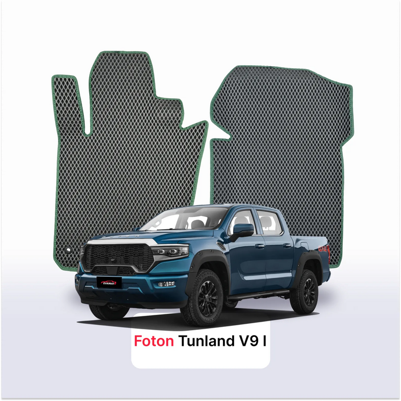 Fußmatten EVA für Foton Tunland V9 1 gen 2023-2028 jahr Pick-Up doppelkabine