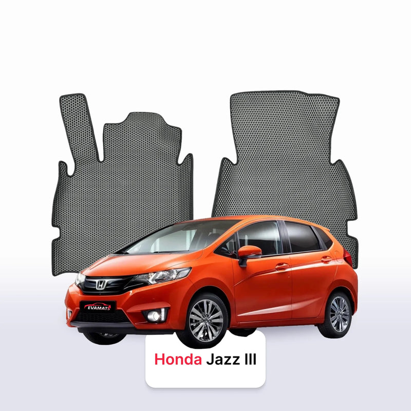 Fußmatten EVA für Honda Jazz 3 gen 2014-2020 Jahr SCHRÄGHECK 5 TÜRER