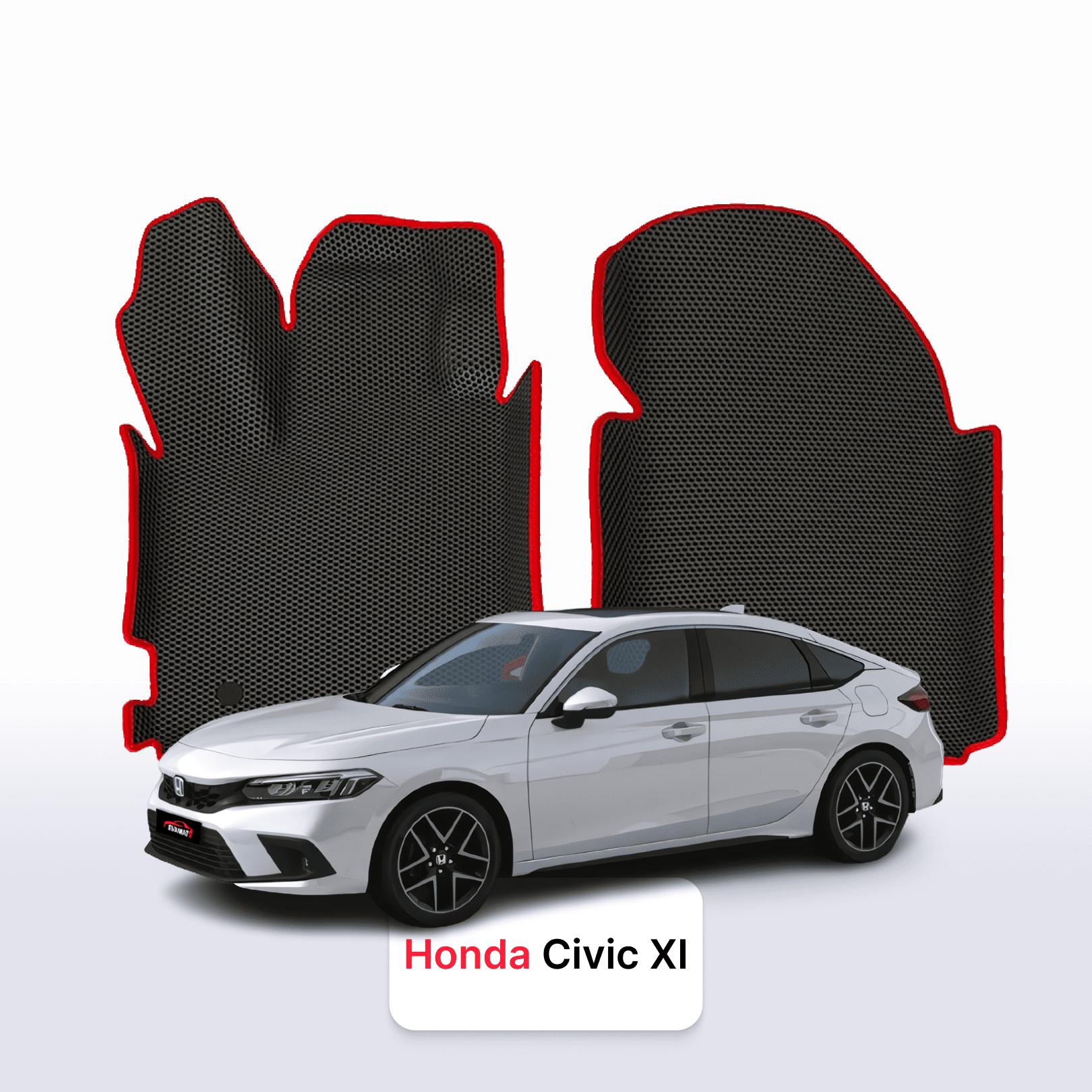 Fußmatten EVA für Honda Civic 11 gen 2021-2028 jahr SCHÄGHECK 5 türer