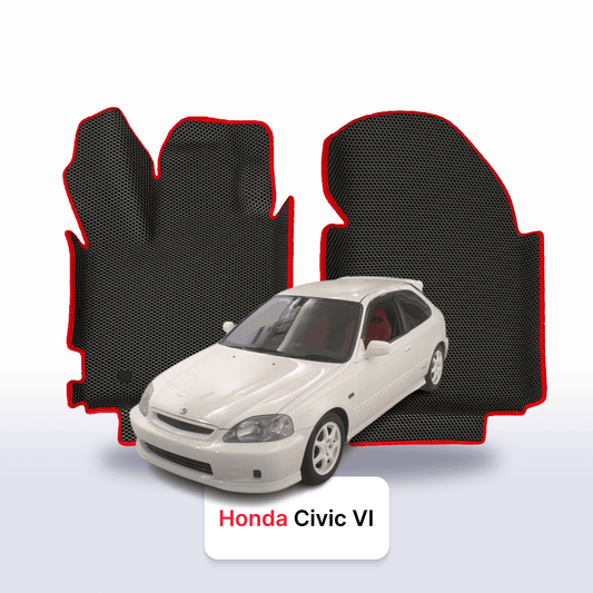 Fußmatten EVA für Honda Civic 6 gen 1995-2001 jahr SCHÄGHECK 3 türer