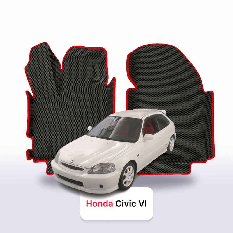 Fußmatten EVA für Honda Civic 6 gen 1995-2001 jahr SCHÄGHECK 3 türer