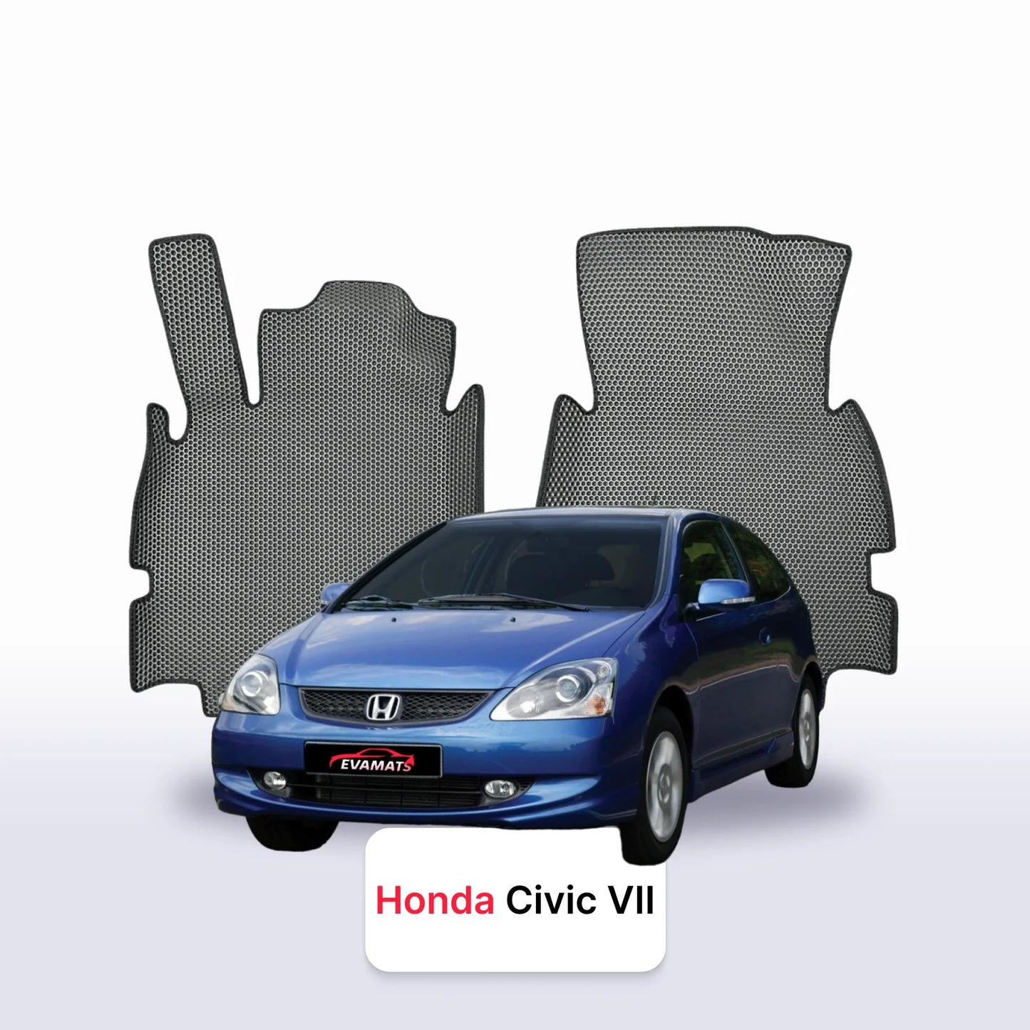 Fußmatten EVA für Honda Civic 7 gen 2000-2006 jahr SCHÄGHECK 3 türer