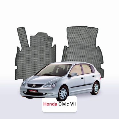 Fußmatten EVA für Honda Civic 7 gen 2000-2006 jahr SCHÄGHECK 5 türer