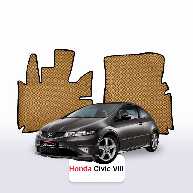 Fußmatten EVA für Honda Civic 8 gen 2005-2012 jahr SCHÄGHECK 3 türer