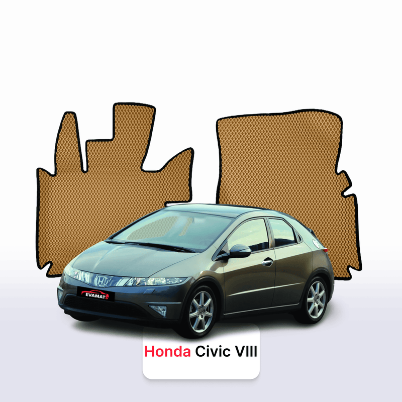 Fußmatten EVA für Honda Civic 8 gen 2005-2012 Jahr SCHRÄGHECK 5-Türer