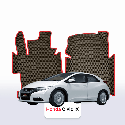 Fußmatten EVA für Honda Civic 9 gen 2011-2017 Jahr SCHRÄGHECK 5-Türer