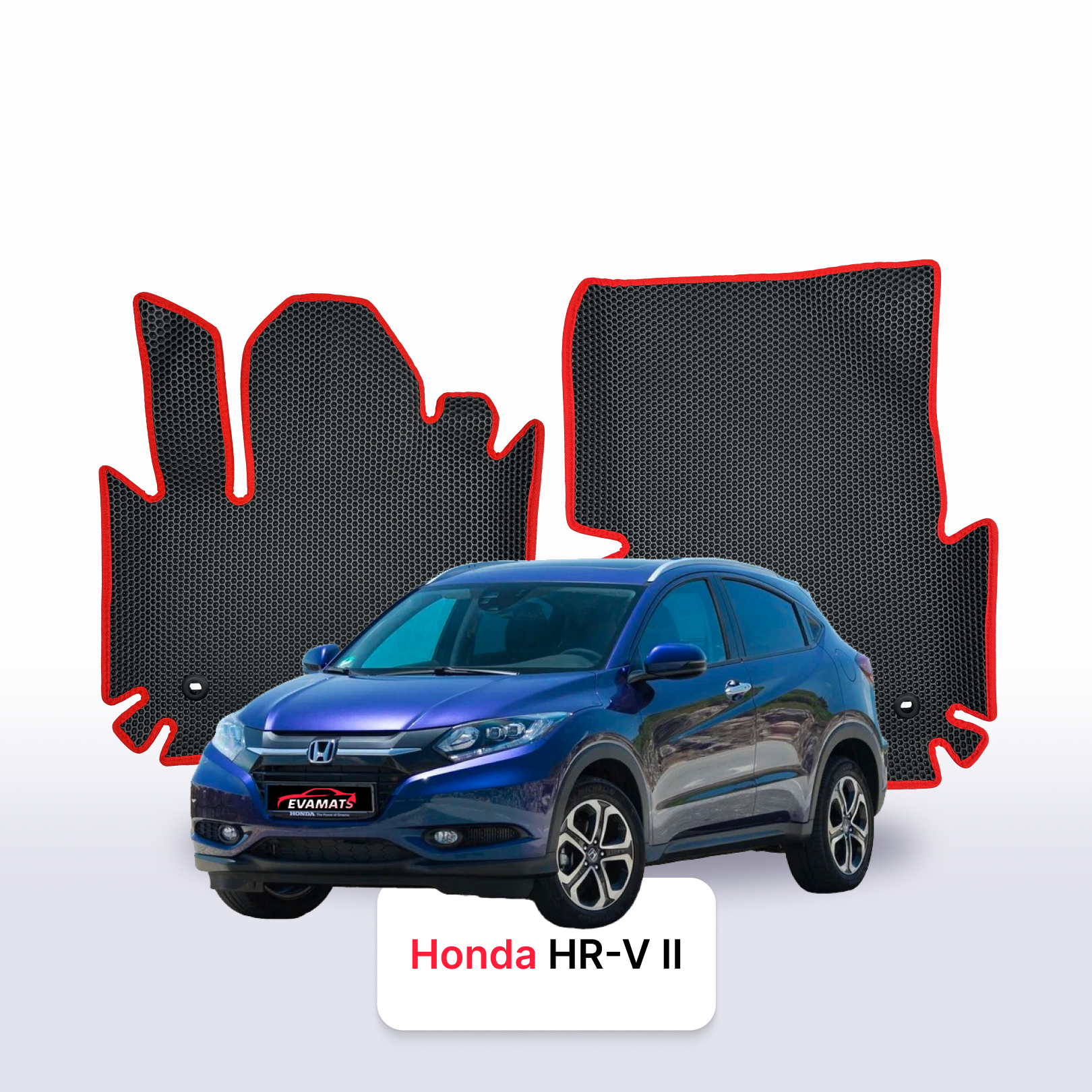 Fußmatten EVA für Honda HR-V 2 gen 2013-2022 jahr SUV 5 türer