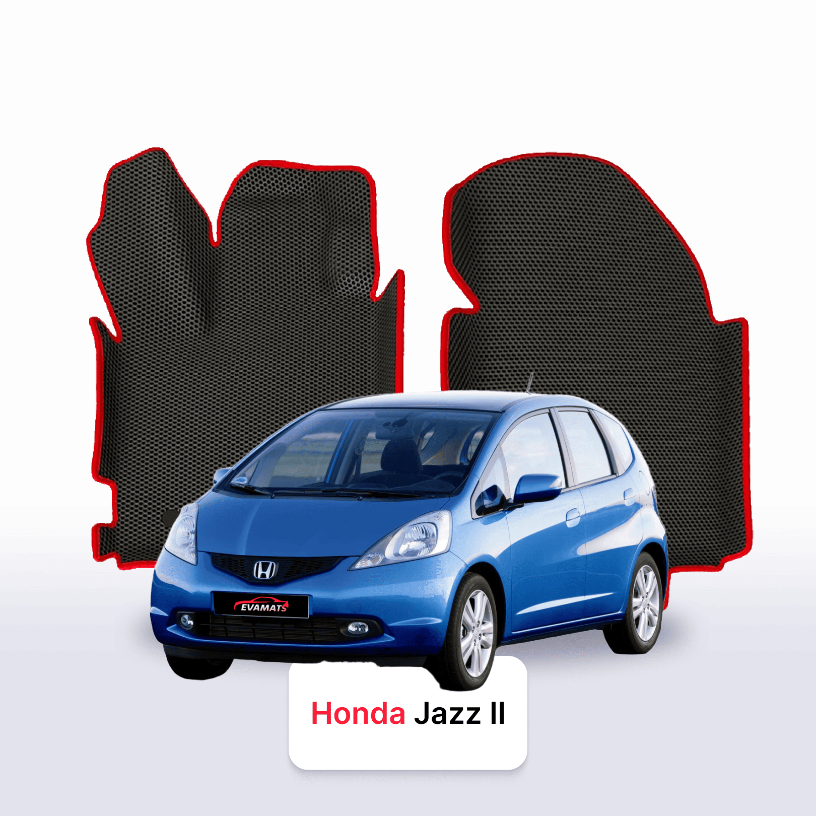Fußmatten EVA für Honda Jazz 2 gen 2008-2014 jahr SCHÄGHECK 5 türer