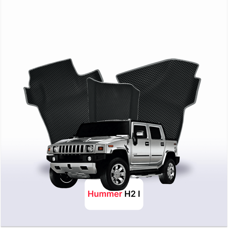 Fußmatten EVA für Hummer H2 1 gen 2002-2009 jahr PICK-UP doppelkabine