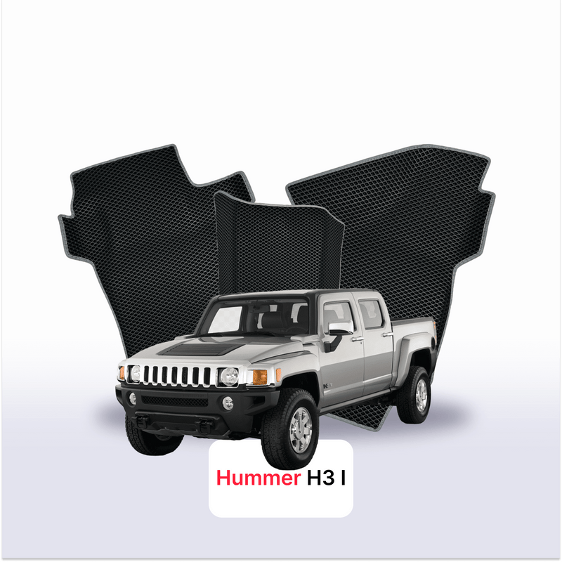 Fußmatten EVA für Hummer H3 1 gen 2005-2010 jahr PICK-UP doppelkabine