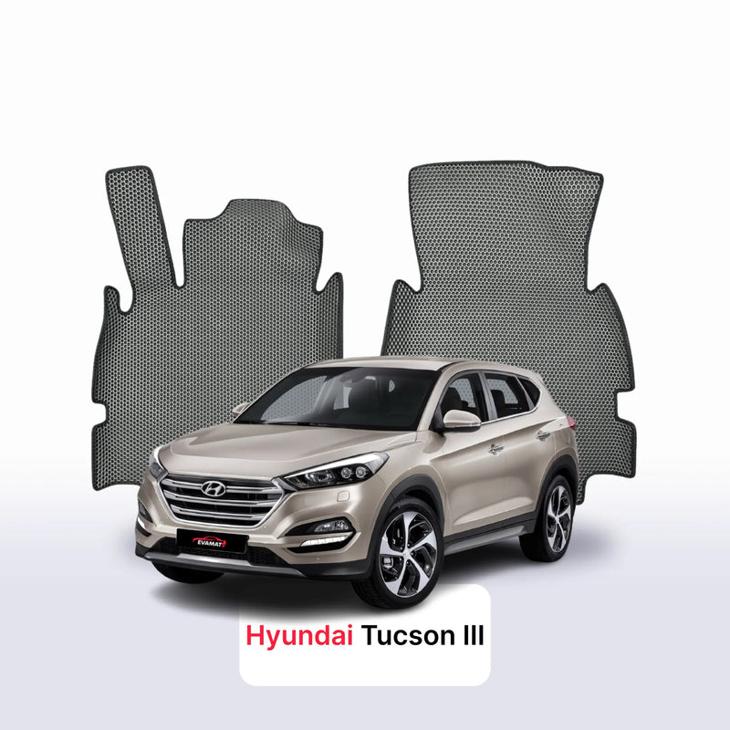 Fußmatten EVA für Hyundai Tucson vor-facelift 3 gen 2015-2018 jahr SUV