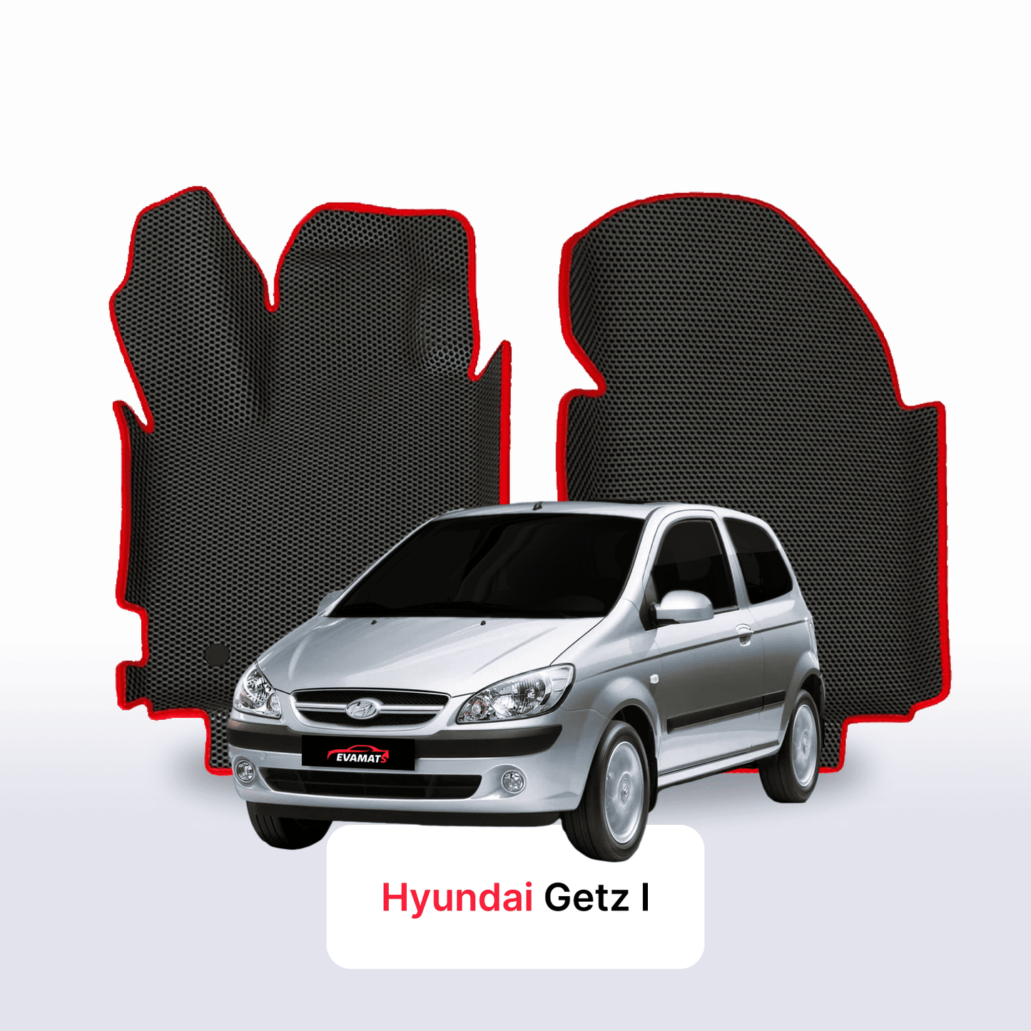 Fußmatten EVA für Hyundai Getz 1 gen 2002-2011 jahr SCHÄGHECK 3 türer