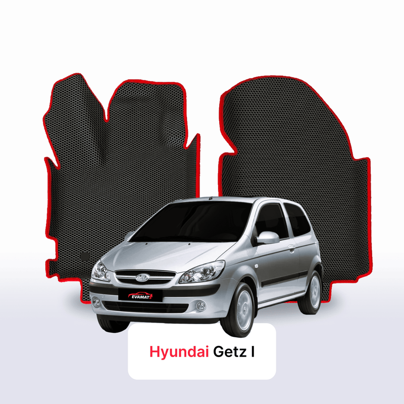 Fußmatten EVA für Hyundai Getz 1 gen 2002-2011 jahr SCHÄGHECK 3 türer