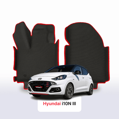 Fußmatten EVA für Hyundai i10N 3 gen 2019-2026 jahr SCHÄGHECK 5 türer