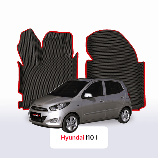 Fußmatten EVA für Hyundai i10 1 gen 2007-2013 jahr SCHÄGHECK 5 türer