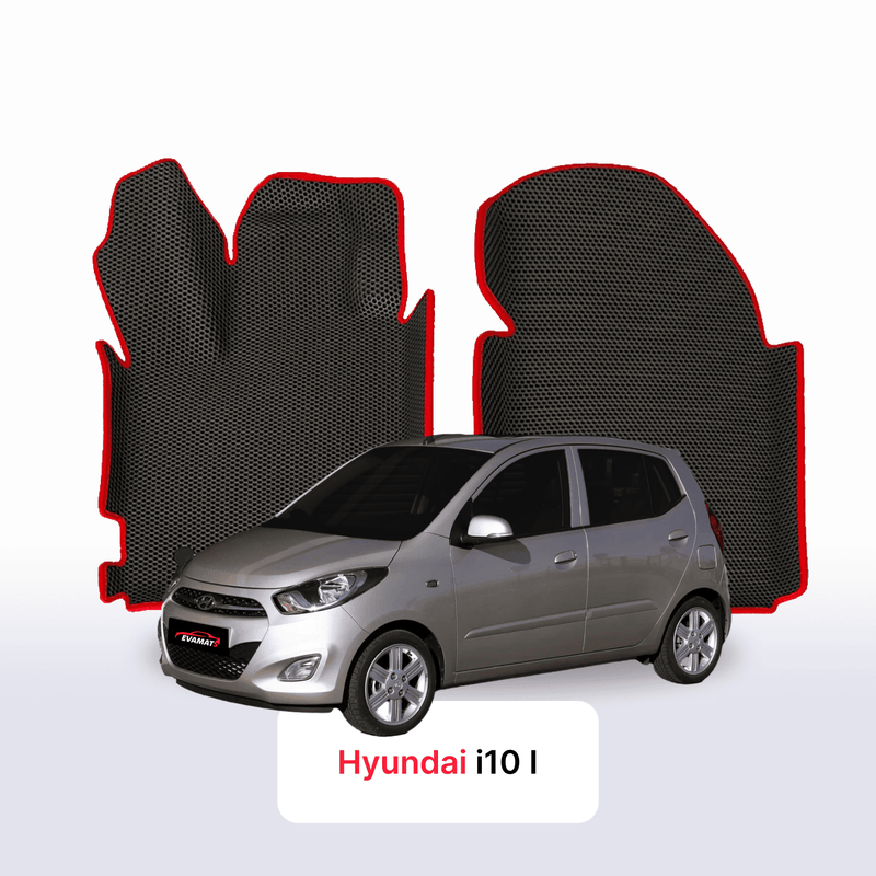 Fußmatten EVA für Hyundai i10 1 gen 2007-2013 jahr SCHÄGHECK 5 türer
