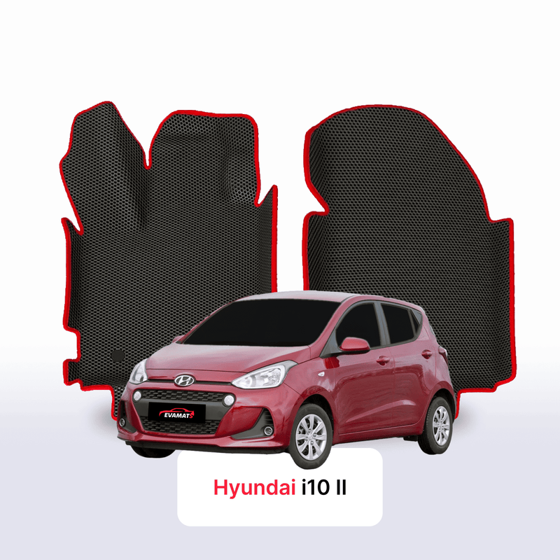 Fußmatten EVA für Hyundai i10 2 gen 2013-2019 jahr SCHÄGHECK 5 türer