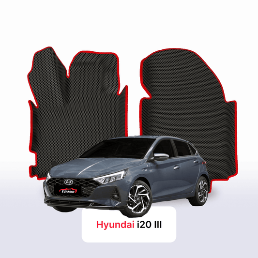 Fußmatten EVA für Hyundai I20 3 gen 2020-2028 Jahr SCHÄGHECK5 türer