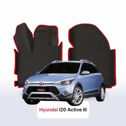 Fußmatten EVA für Hyundai I20 Active(IB) 2 gen 2014-2020 jahr SCHÄGHECK 5 türer