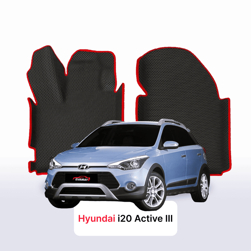 Fußmatten EVA für Hyundai I20 Active(IB) 2 gen 2014-2020 jahr SCHÄGHECK 5 türer