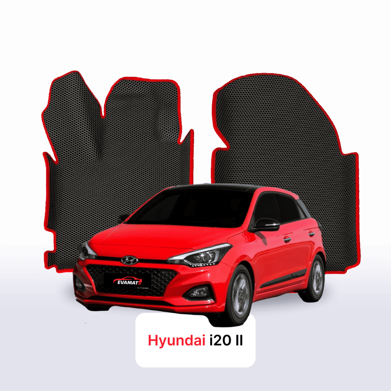 Fußmatten EVA für Hyundai I20(IB) 2 gen 2014-2020 jahr SCHÄGHECK 5 türer