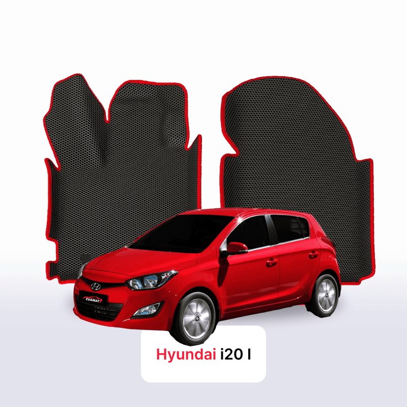 Fußmatten EVA für Hyundai I20(PB) 1 gen 2008-2014 jahr SCHÄGHECK 5 türer