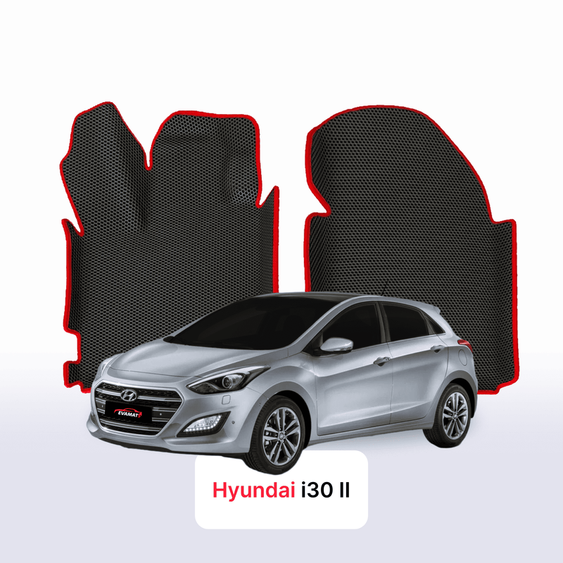 Fußmatten EVA für Hyundai I30 2 gen 2011-2017 jahr SCHÄGHECK 5 türer