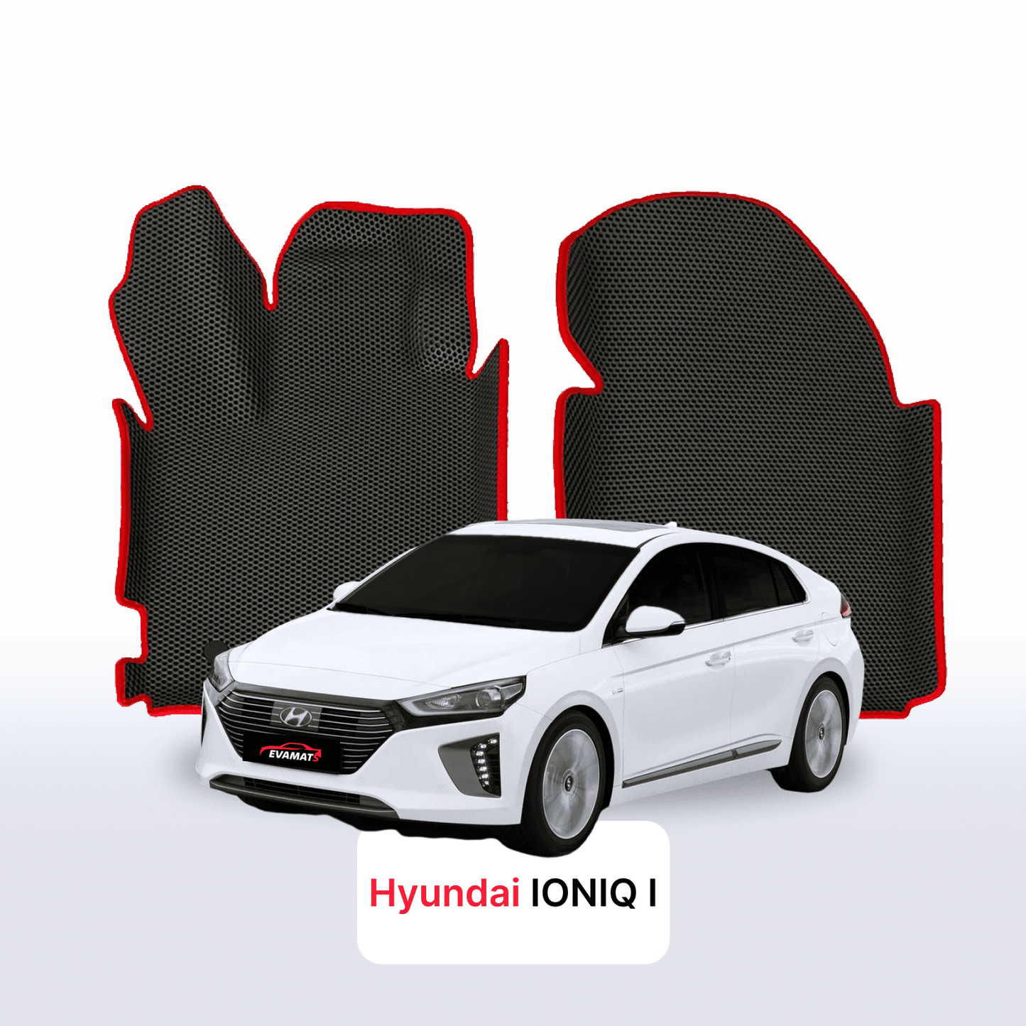 Fußmatten EVA für Hyundai IONIQ 1 gen 2016-2023 jahr LIFTBACK Hybrid