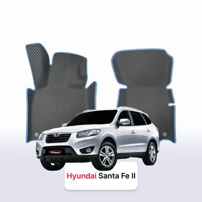 Fußmatten EVA für Hyundai Santa Fe 2 gen 2005-2012 jahr SUV