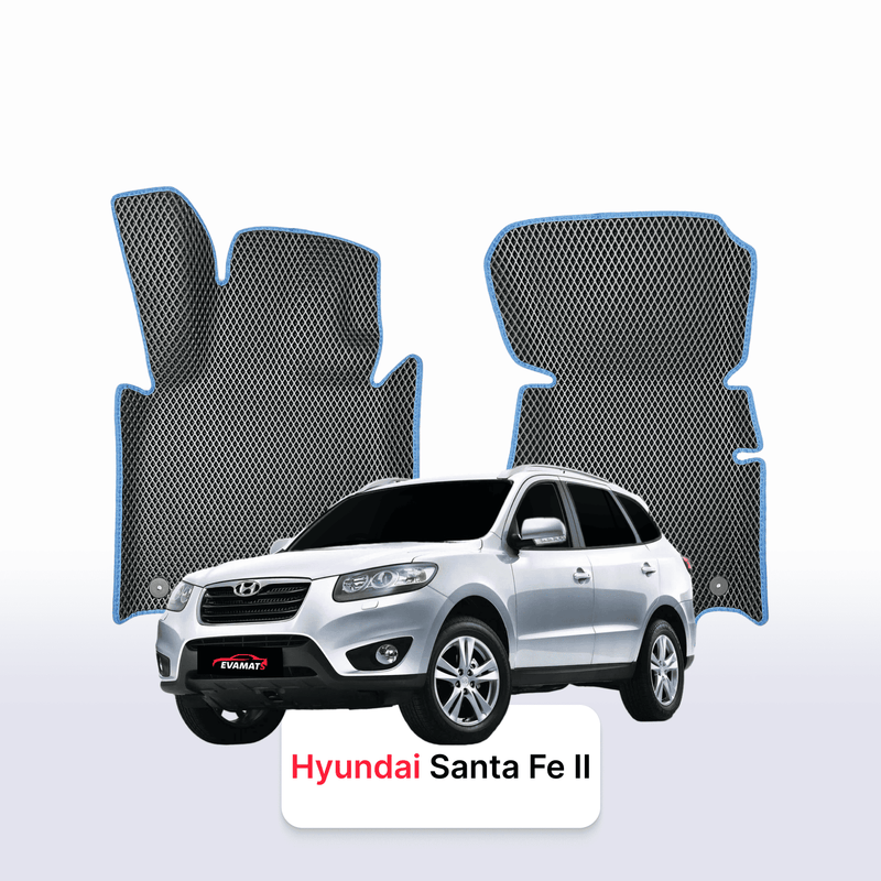 Fußmatten EVA für Hyundai Santa Fe 2 gen 2005-2012 jahr SUV