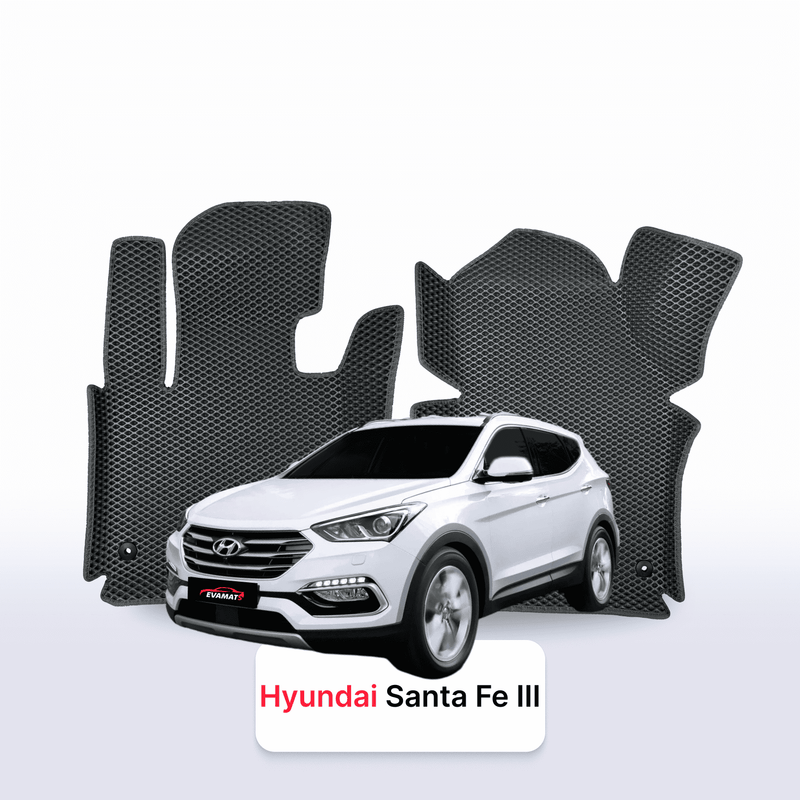 Fußmatten EVA für Hyundai Santa Fe 3 gen 2012-2018 jahr SUV