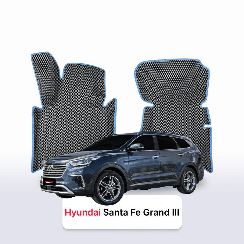 Fußmatten EVA für Hyundai Santa Fe Grand 3 gen 2012-2018 jahr SUV