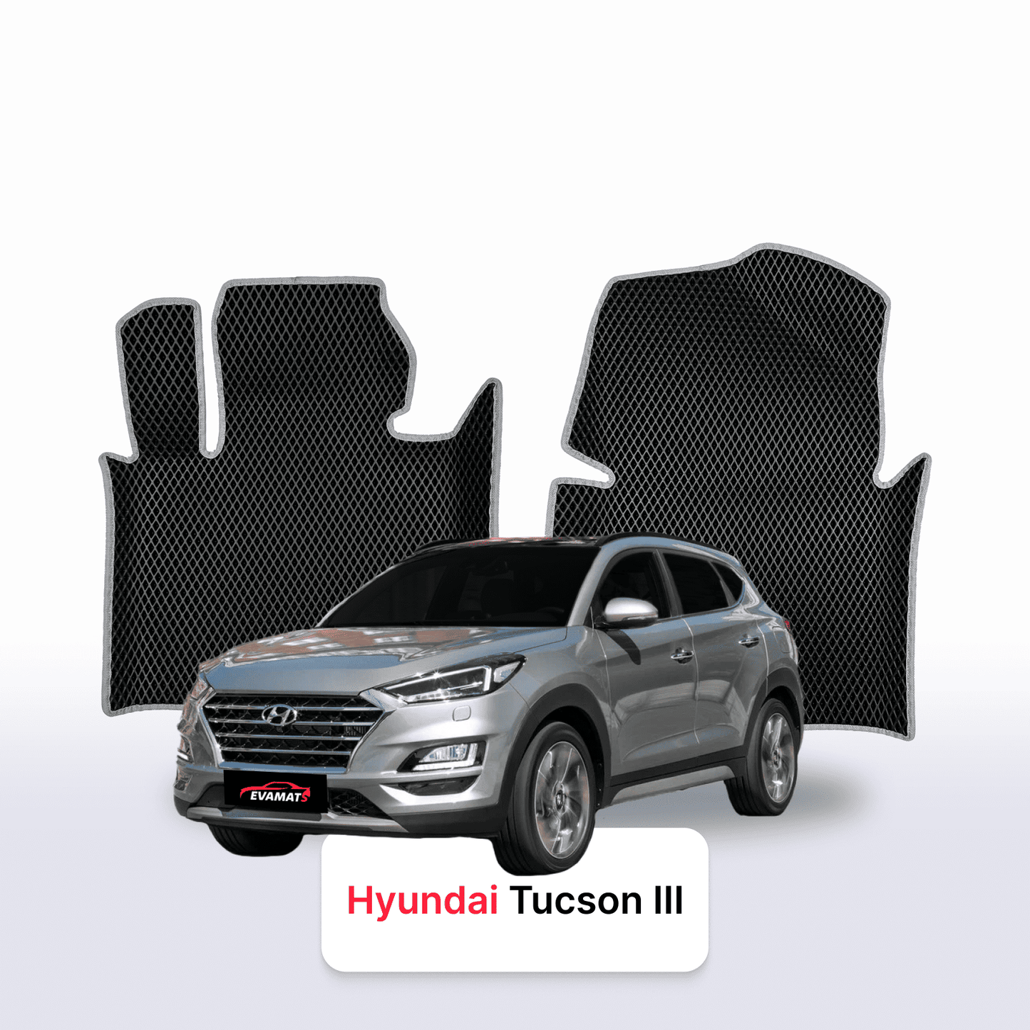 Fußmatten EVA für Hyundai Tucson facelift 3 gen 2018-2021 jahr SUV