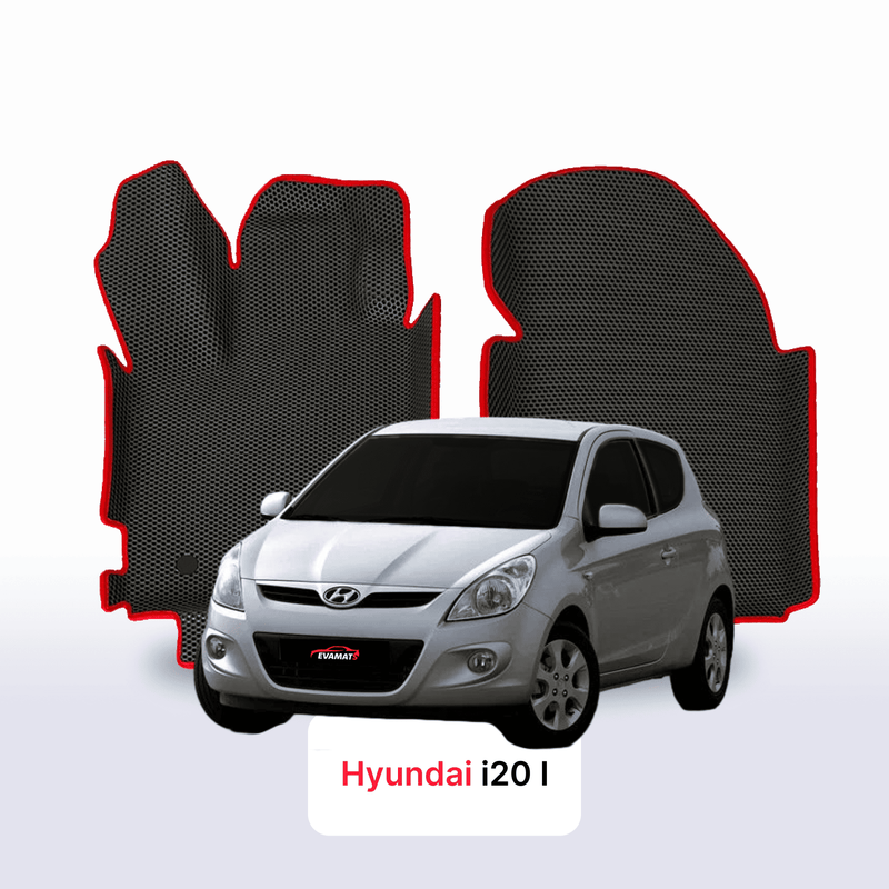 Fußmatten EVA für Hyundai i20(PB) 1 gen 2008-2014 jahr SCHÄGHECK 3 türer