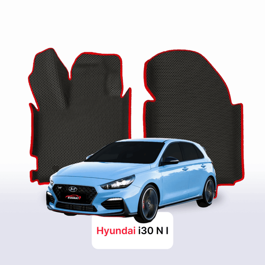 Fußmatten EVA für Hyundai i30 N 1 gen 2016-2028 jahr SCHÄGHECK 5 türer