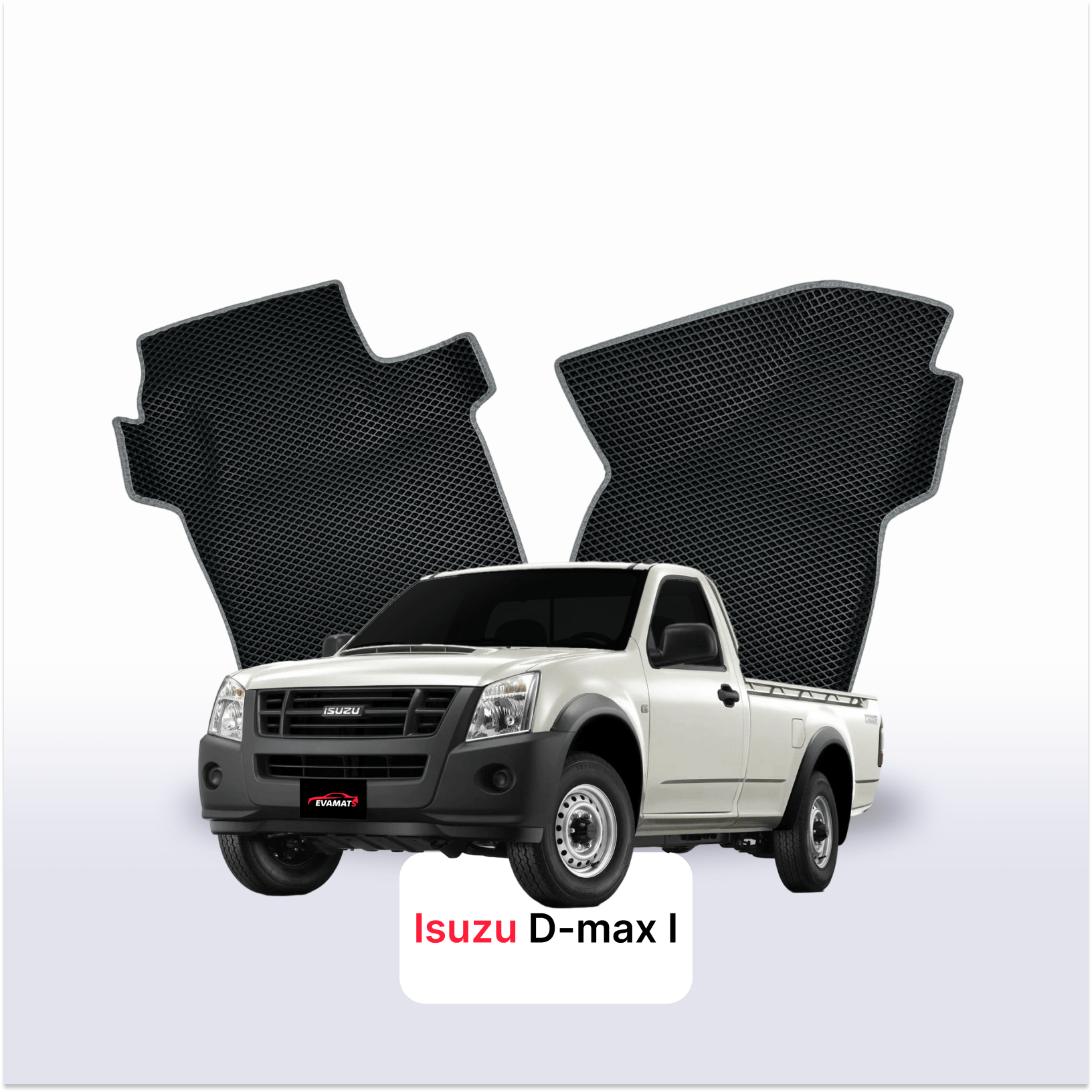 Fußmatten EVA für Isuzu D-Max 1 gen 2002-2012 jahr PICK-UP einzelkabine