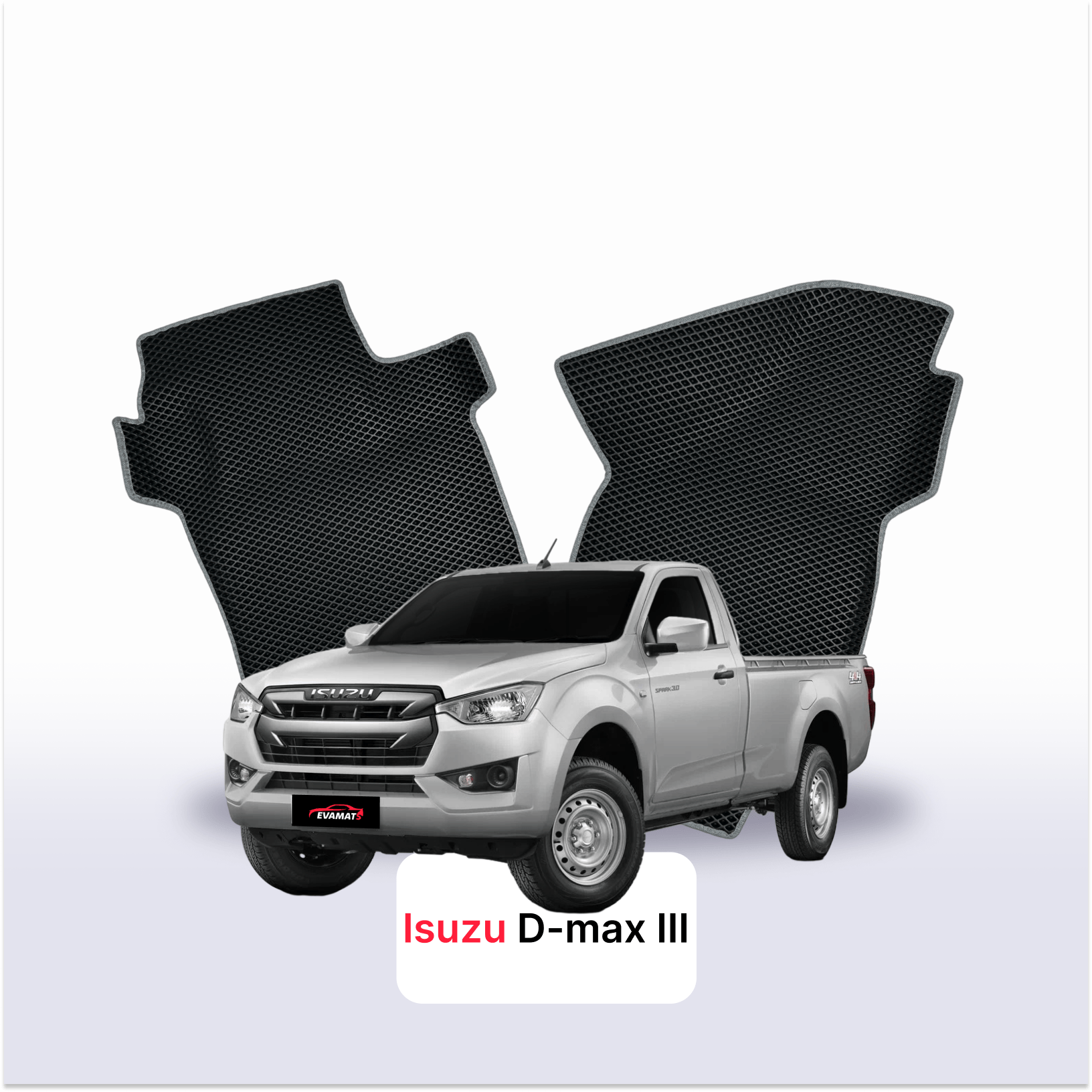 Fußmatten EVA für Isuzu D-Max 3 gen 2019-2027 jahr PICK-UP einzelkabine