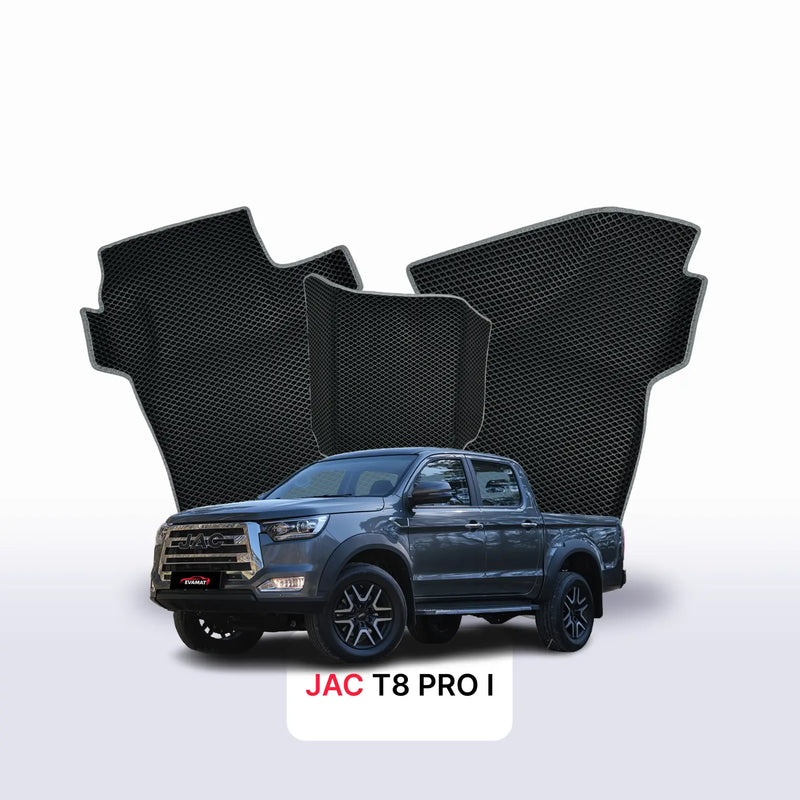 Fußmatten EVA für JAC T8 PRO 1 gen 2018-2027 jahr PICK-UP  doppelkabine
