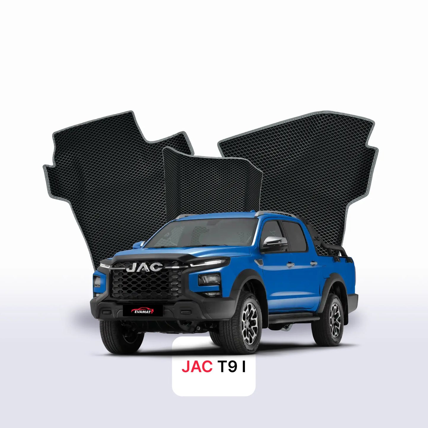 Car mats EVA for JAC T9 1 gen 2020-2030 year PICK-UP  double cabin