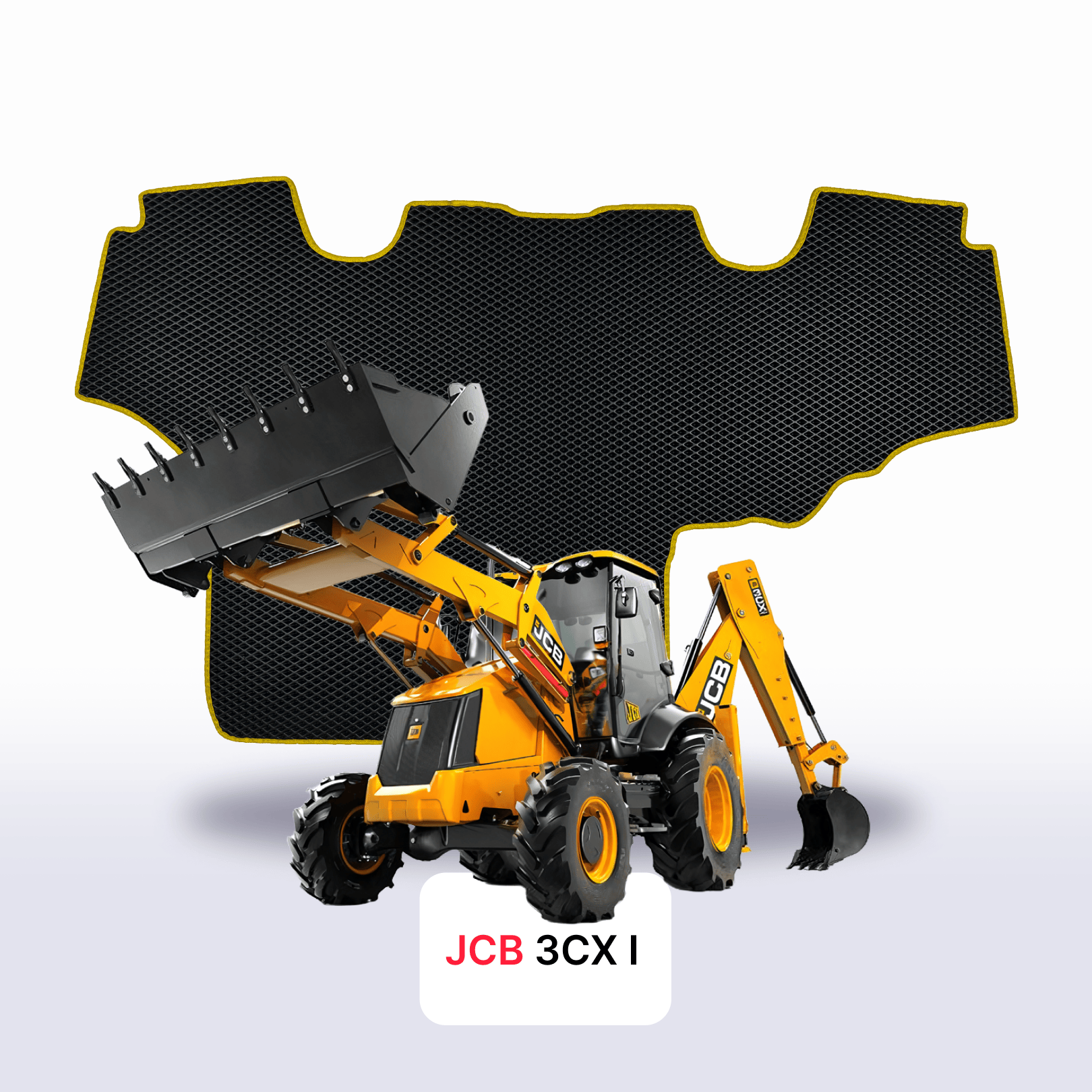 Fußmatten EVA für JCB 3CX 1 gen 2008-2024 jahr BAGGER