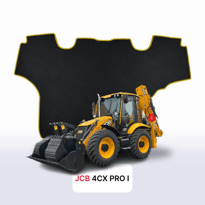 Fußmatten EVA für JCB 4CX PRO 1. Generation 2008-2024 Jahr DIGGER