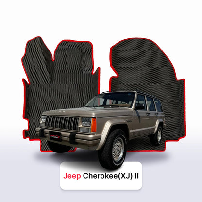 Fußmatten EVA für Jeep Chejahree(XJ) vor-facelift 2 gen 1983-1996 jahr SUV 5 dzwi