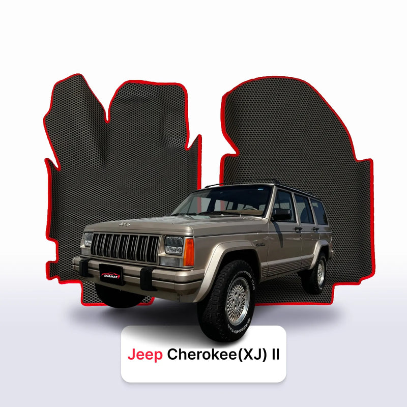 Fußmatten EVA für Jeep Chejahree(XJ) vor-facelift 2 gen 1983-1996 jahr SUV 5 dzwi