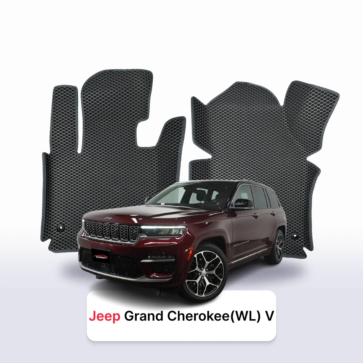 Fußmatten EVA für Jeep Grand Chejahree Summit(WL) 5 gen 2021-2028 jahr LONG SUV