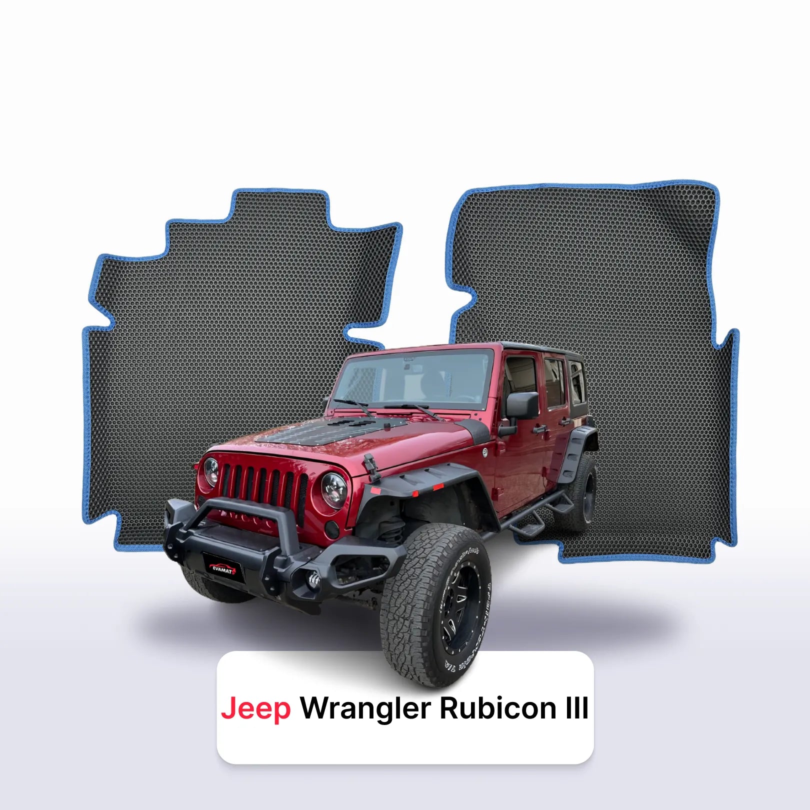 Fußmatten EVA für Jeep Wrangler Rubicon(JK) 3 gen 2006-2018 jahr SUV 5 türer