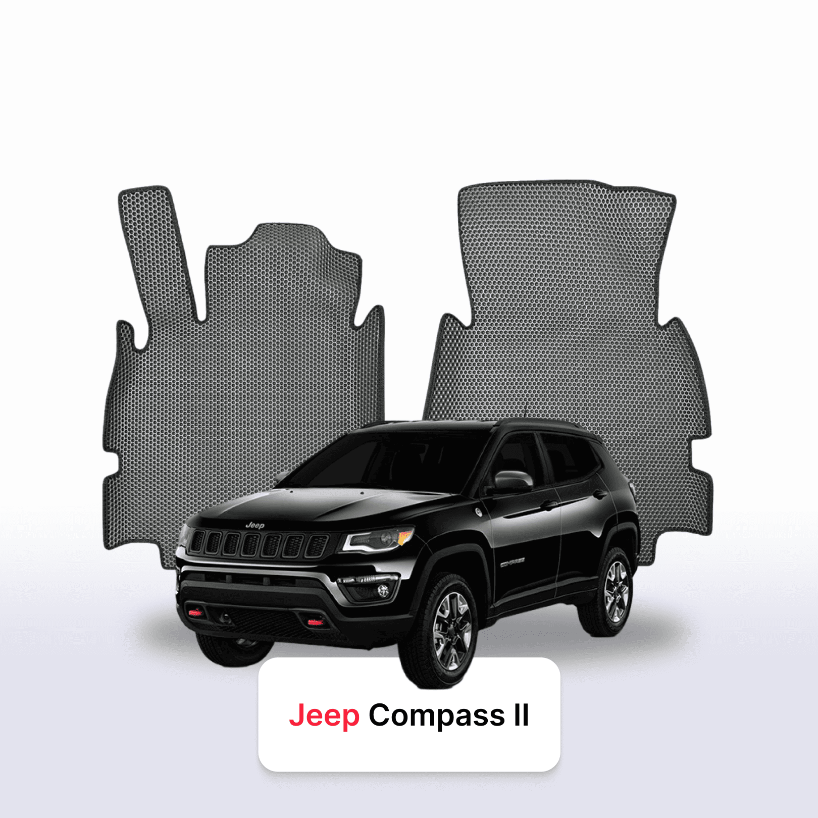 Fußmatten EVA für Jeep Compass 2 gen 2017-2026 jahr SUV